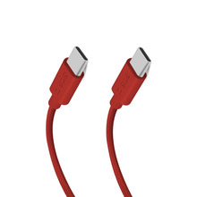 Kaabel USB-C SBS TECABLETISSUETCCR, 1,5 m, punane