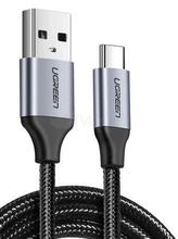 Kaabel USB-C Ugreen US288, 1.5 m, must