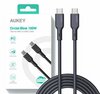 USB-C kaabel Aukey CB-SCC101, 1 m, must