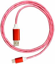 Kaabel USB-A/USB-C Platinet 45741, 1 m, punane