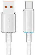 Kaabel USB-A/USB-C USAMS Cloud Series US-SJ658, 1,2 m, valge