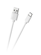 Kaabel USB/USB-C OEM, 1 m, valge
