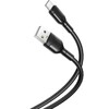 Kaabel USB-A/USB-C XO NB212, 1 m, must