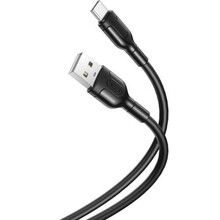 Kaabel USB-A/USB-C XO NB212, 1 m, must