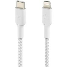 Kaabel USB-C/Lightning Belkin CAA004BT1MWH, 1 m, valge
