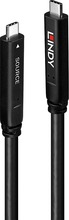 Kaabel USB-C Lindy 43398 USB 3.2 Gen 2 & DP 1.4, 10 m, must