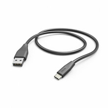 Kaabel USB-A/USB-C Hama 00201595, 1,5 m, must