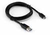 Kaabel USB-A/USB-C Sbox CTYPE-15, 1,5 m, must