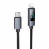 Kaabel USB-C - Lightning Hoco X112, PD 27W, 1 m, must