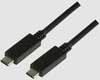 Kaabel USB-C Logilink CU0128, 0,5 m, must