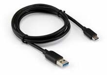 Kaabel USB-A/USB-C Sbox CTYPE-15, 1,5 m, must