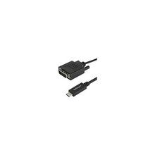 Kaabel USB-C/DVI StarTech CDP2DVIMM2MB, 2 m