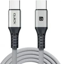 Kaabel USB-C Quick, 1,5 m, hall