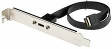 Kaabel USB-C/USB-A InLine, 0.3 m, must