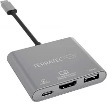 USB-C dokk Terratec Connect C3, USB 3.2 Gen 1, hõbe