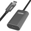 USB-C pikenduskaabel Unitek U305A, 5 m, must