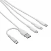 Kaabel USB-A/USB-C Akyga AK-USB-52, 1,2 m, valge