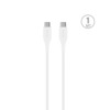 Kaabel USB-C Puro Plain, 2A, 1 m, valge