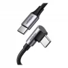 Kaabel USB-C Ugreen US334, 2 m, 100W, must