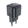Seinalaadija USB-C Acefast A77 Mini PD 30W, must
