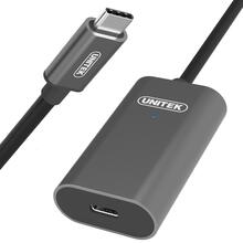 USB-C pikenduskaabel Unitek U305A, 5 m, must