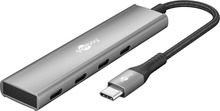 USB jagaja Goobay 76564 Slim 4-Port USB-C to USB-C, 5 Gbps, hall