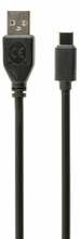 Kaabel USB-A/USB-C Gembird CCP-USB2-AMCM-10, 3 m, must