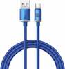 Kaabel USB-A/USB-C Baseus Crystal Shine, 1,2 m, sinine