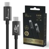 Kaabel USB-C/USB-C Extralink Smart Life, 2 m, must