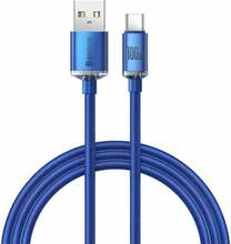Kaabel USB-A/USB-C Baseus Crystal Shine, 1,2 m, sinine