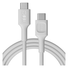 Kaabel USB-C Green Cell PowerFlex, 2 m, 100 W kiirlaadimine, valge