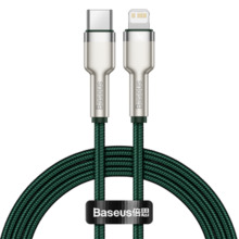 Kaabel USB-C/Lightning Baseus CATLJK-A06, 1 m, roheline