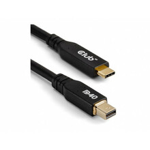 Kaabel USB-C/MiniDP Club 3D, 2 m, must