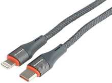 Laadimiskaabel USB-C/Lightning Wayme, 100 cm, mikrokiud, max. 30W
