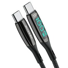 Kaabel USB-C BlitzWolf BW-TC23, 0,9 m, must