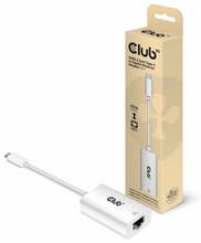 Adapter USB-C Club 3D CAC-1519, RJ-45, valge