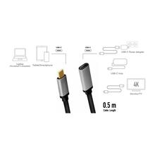 USB-C kaabel LogiLink, 0,5 m, alumiinium