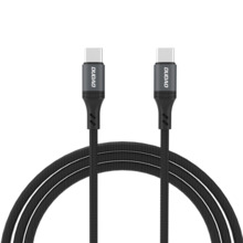 Kaabel USB-C Dudao L3CC, 1,2 m, must