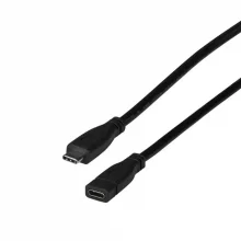 Kaabel USB-C EFB EBUSBC-USBC10GE.0,2, 0,2 m, must
