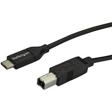 Kaabel USB-C/USB-B Startech USB2CB2M, 2 m, must