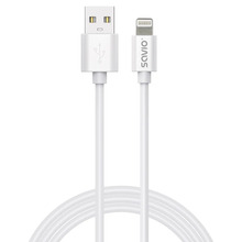 Kaabel USB-A/USB-C/Lightning Savio CL-193, 2 m, valge