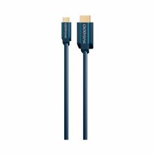 Kaabel USB-C/HDMI Clicktronic JAB-6484880, 1 m, tumesinine