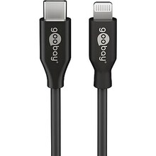Kaabel USB-C/Lightning Goobay 39447, 2 m, must