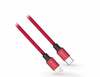 Kaabel USB-C/Lightning Devia Pheez T-MLX37865, 1 m, punane