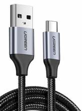 Kaabel USB-C Ugreen 60125, 0.5 m, must
