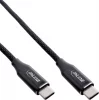 Kaabel USB-C InLine 35881, 1 m, must, 100W