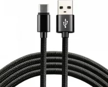 Kaabel USB-C EverActive CBB-2CB, 2 m, must