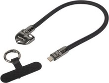 Kaabel USB-C Lanberg 0.3 m, 240 W, must
