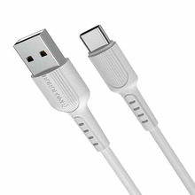 Kaabel USB-A/USB-C Borofone X16, 1 m, valge
