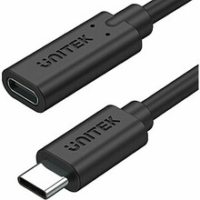 USB-C pikenduskaabel Unitek C14086BK, 1,5 m, must